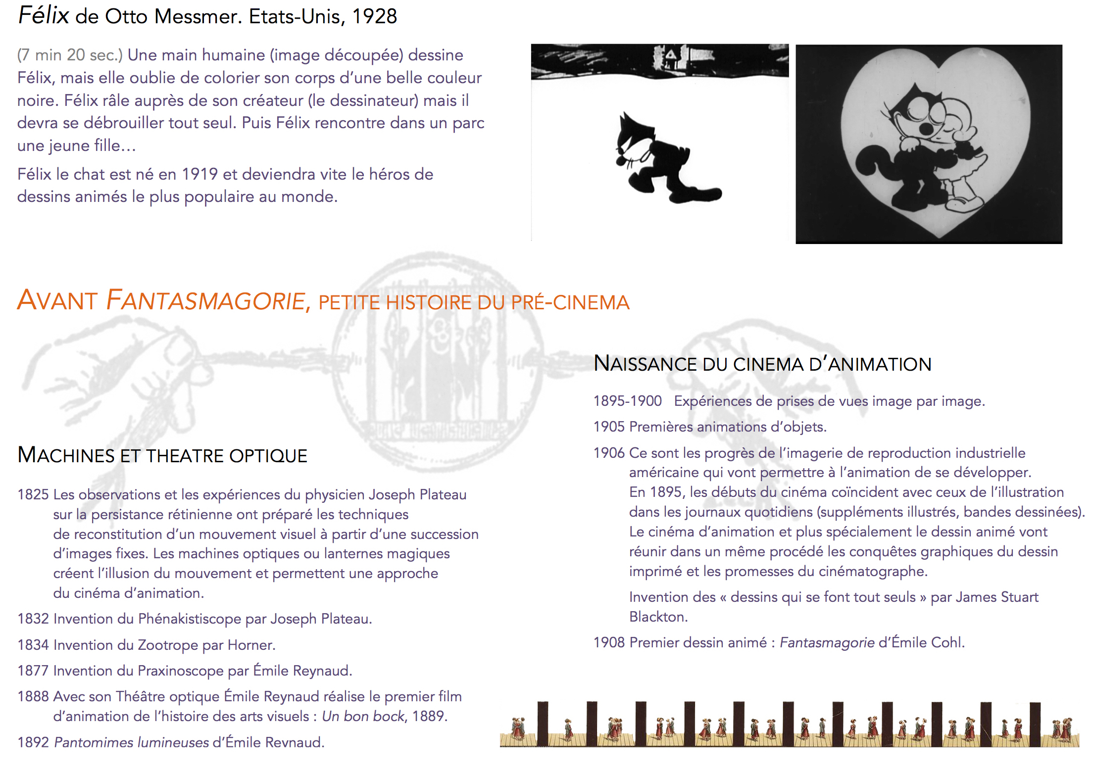 Les premiers films d'animation 2