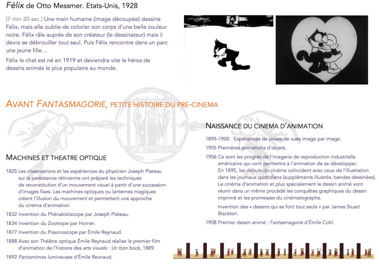 Les premiers films d'animation 2